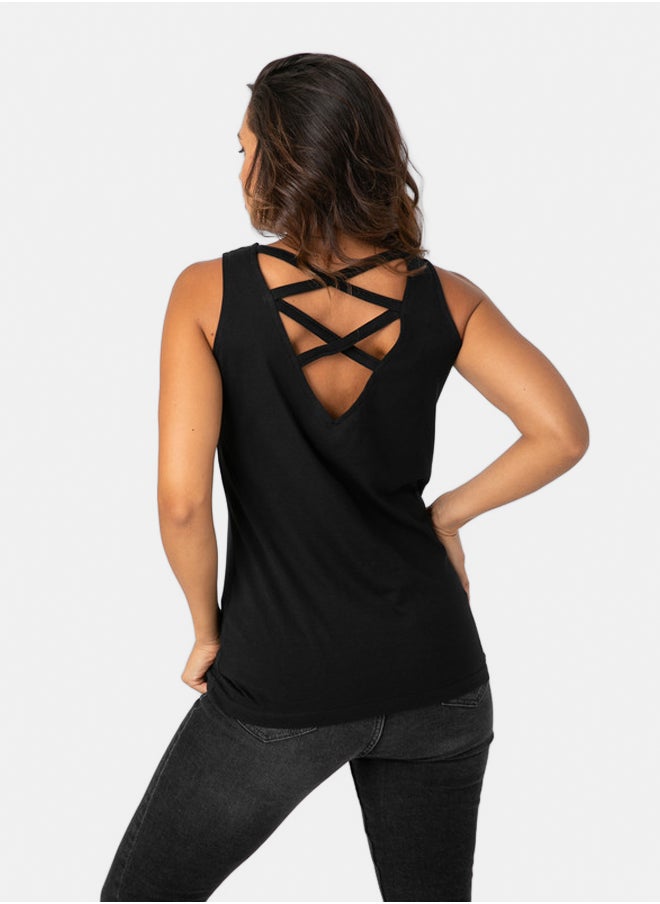 TANK TOP WITH FRONT PRINT