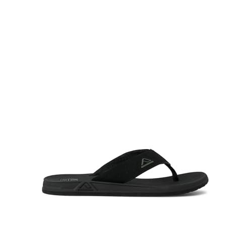Reef Phantoms Mens Beach Flip Flop, Water Friendly, Soft and Supportive Molded Footbed, Black, 9 - Image 4