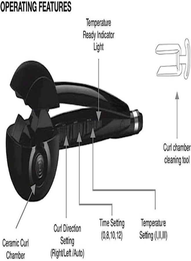 جهاز تجعيد الشعر الأوتوماتيكي (أسود) - Image 4