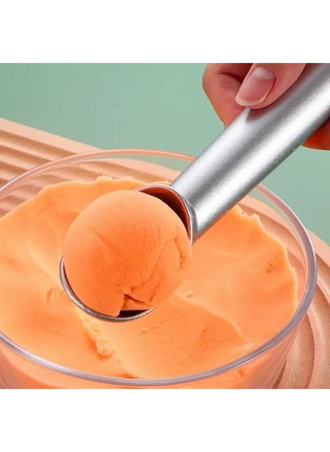 Generic Heavy Duty Stainless Steel Ice Cream Scoop with Anti-freeze Metal Handle and Easy Handle Unbreakable  - Image 2