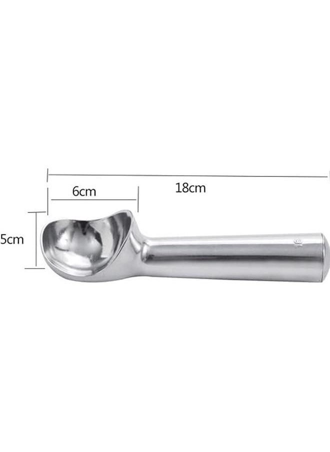 Generic Heavy Duty Stainless Steel Ice Cream Scoop with Anti-freeze Metal Handle and Easy Handle Unbreakable  - Image 3