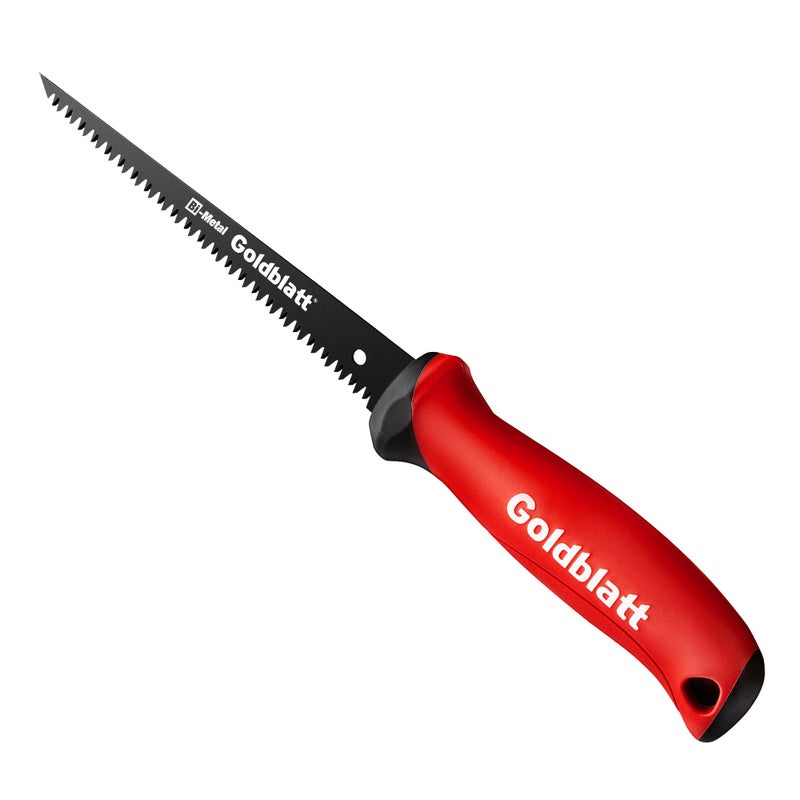Goldblatt Drywall Saw â€“ 6-Inch Jab Saws, Keyhole Saws with Soft Grip Handle, Hand Saw, Sheetrock Cutter, Wallboard Cutter with 8 TPI Bi-Metal Blade - Image 1