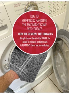 iPrimio Cat Litter Box Mat, 42X36", Gray  Cat Litter Trapping Mat  Mesh Mat Catches Litter  Kitty Litter Mat  Large Cat Litter Mat  Repels Odor, Easy Clean Non Slip Kitty Litter Trapper Mats  - Image 4