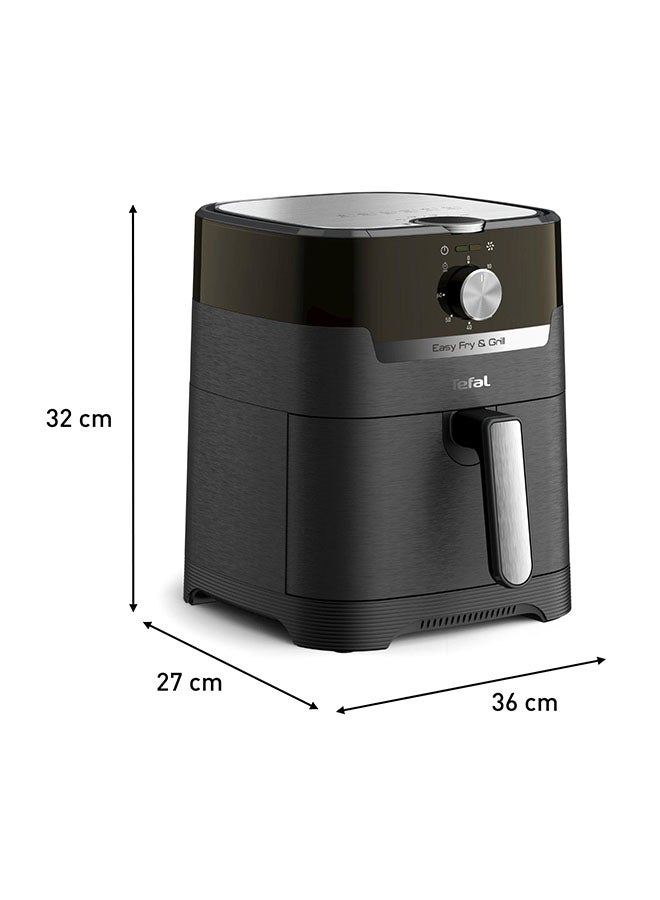 Tefal EasyFry Classic 2 In 1 Air Fryer And Grill 4.2 L 1550 W EY501828 Black - Image 2