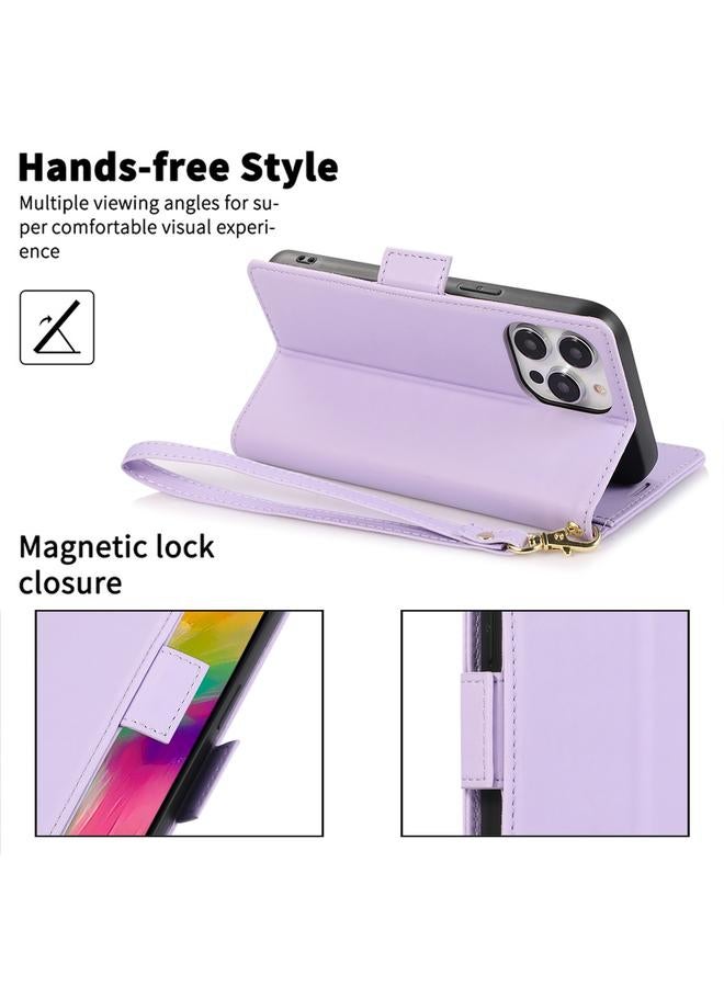 S-TOP Case For iPhone 11 Pro Side Buckle RFID Anti-theft Leather Phone Case - Image 4