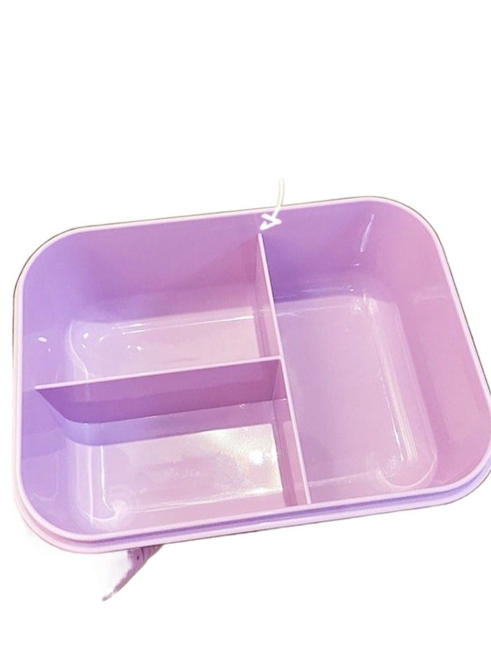 general Kulomie Japanese lunch box, microwave oven, office workers, fat reduction with tableware, grid sealing, portable and portable lunch box, lunch box (1250ml) - Image 4