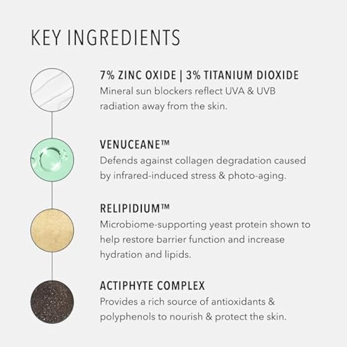 HydroPeptide واقي شمس للوجه من هايدروبيبتيد سولار ديفينس، SPF 50 طيف واسع، غير ملون، مرطب وغني بمضادات الأكسدة، 1.7 أونصة - Image 5