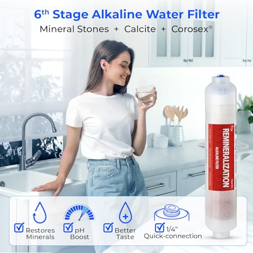iSpring F4AK 6-Month Prefilter and Alkaline Replacement Supply Filter Cartridge Pack Set for 5 and 6-Stage Standard Reverse Osmosis RO Systems - Image 5