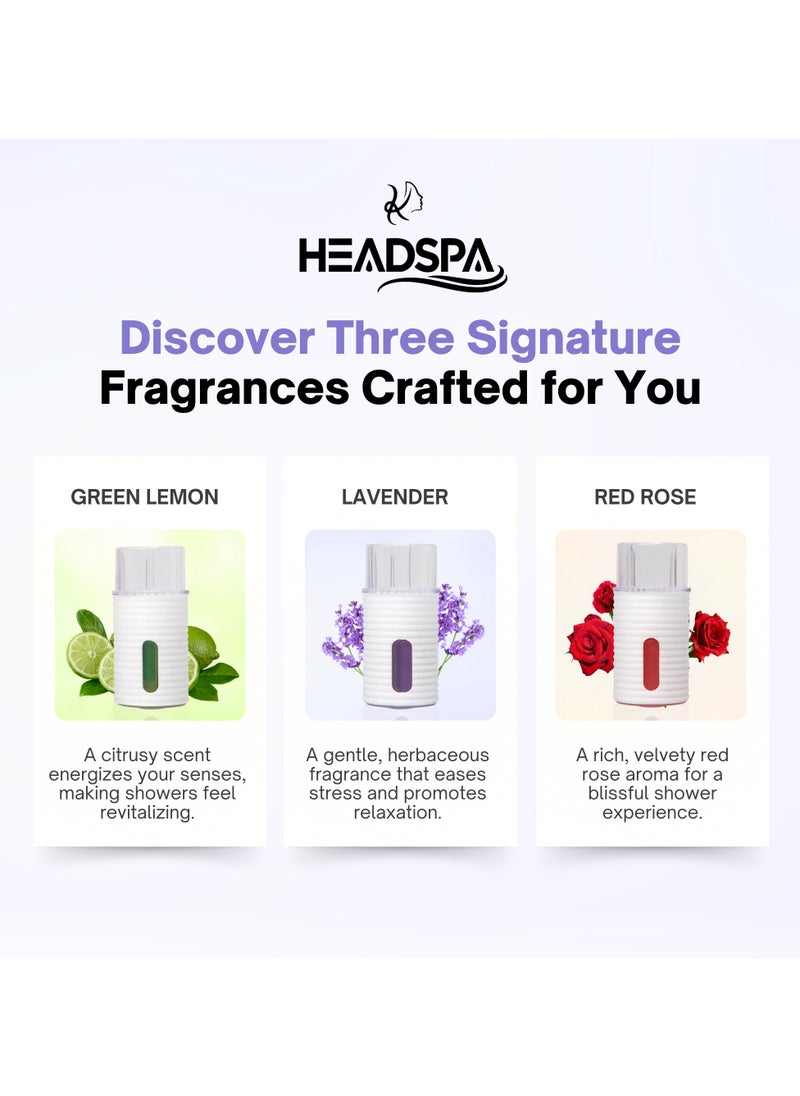 K-HEADSPA K-HEADSPA Korean Shower Head Filter with Activated Carbon Fiber & Vitamin Gel for Purifying, Scalp Revitalization, and Healthy Hair Growth –  Eliminates Impurities & Harsh Chemicals, Lavender Scent  - Image 5