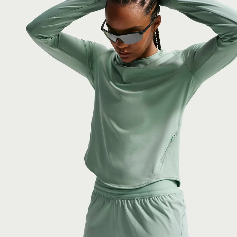 Nike Grey Women's Swift Dri-FIT 2-in-1 Running Shorts for Women | Best Price UAE