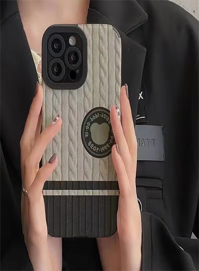 COVERSCART Protective Case Cover For Apple iPhone 13 Pro Max Cute Teddy Design Multicolour - Image 3