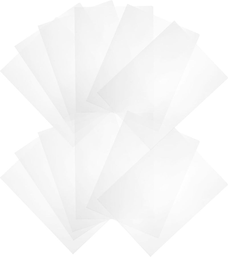 ABOOFAN 24pcs A4 Document Sleeves Plastic File Folders Portable Paper Protectors Office Use File Holders for Document and Study Paper Protection - Image 1