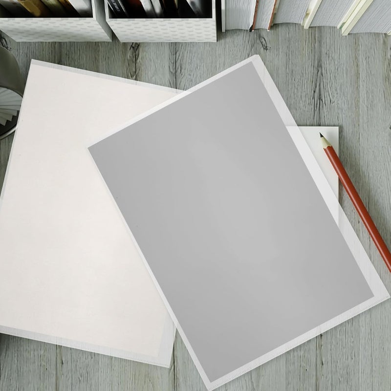 ABOOFAN 24pcs A4 Document Sleeves Plastic File Folders Portable Paper Protectors Office Use File Holders for Document and Study Paper Protection - Image 5