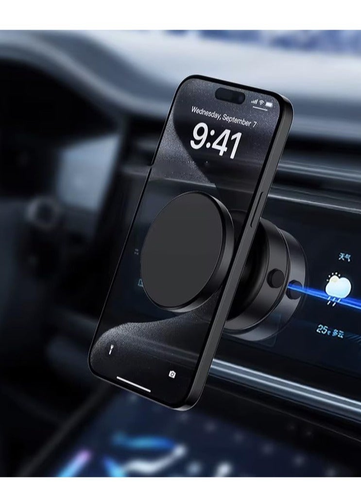 JAJEEK "Magnetic Suction Phone Holder for Car, Mirror, and Gym – Convenient Mount (Black)" - Image 2