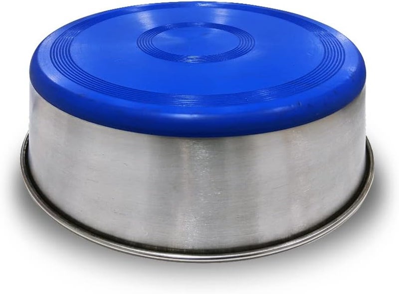 Saluki Steel Bowl Mini for Cats and Dogs - Stainless Steel Pet Bowl with Rubber Base - Image 2