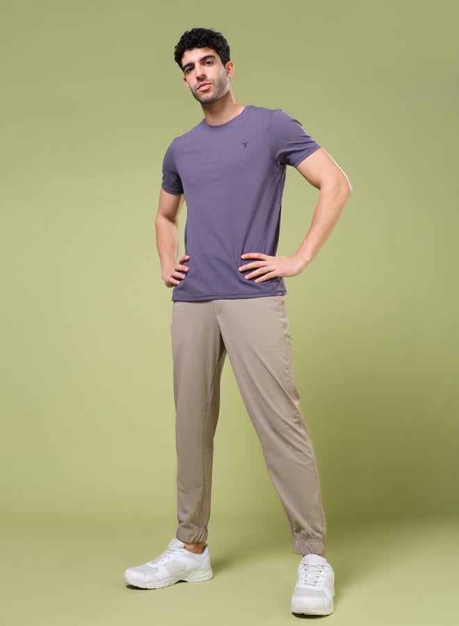 Technosport Mid Rise Stretch Joggers with Drawstring - Image 1