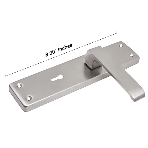 VOLO Mortise Door Lock | Bedroom Door Lock with 8" Lock Body for Home/Hotels/Office with 3 Brass Computerised Keys - Image 2
