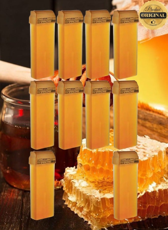 Spa System 10 Pieces Honey Depilatory Wax Refill Beige 100ml - Image 1