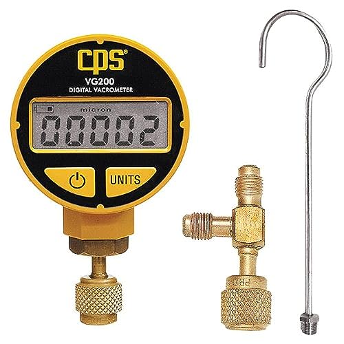 CPS-AO-42500-08 Products VG200 Portable Digital Vacuum Gauge, LCD, Atmospheric to 0 microns - Image 5