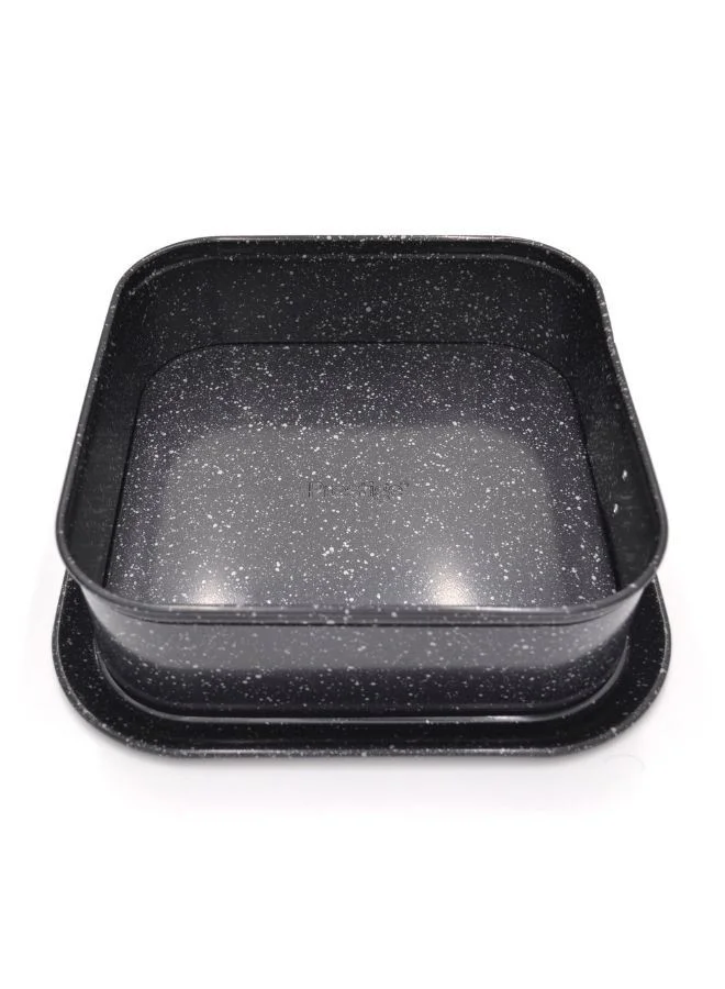 Prestige Granite 9" Square Springform Pan | Rectangular Roaster Pan Carbon Steel, Oven Safe | Premium Non-Stick Coating pan