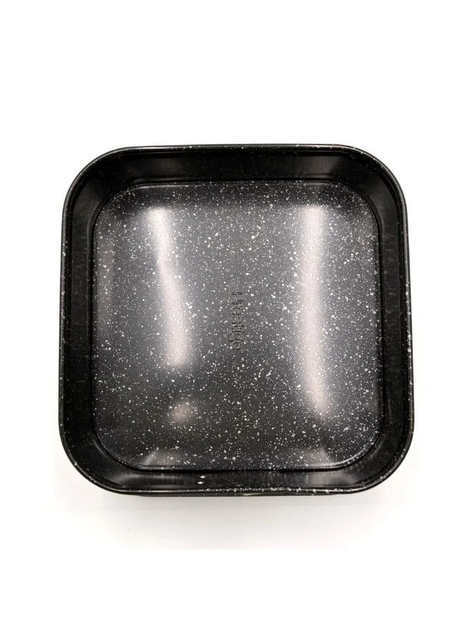 Prestige Granite 9" Square Springform Pan | Rectangular Roaster Pan Carbon Steel, Oven Safe | Premium Non-Stick Coating pan