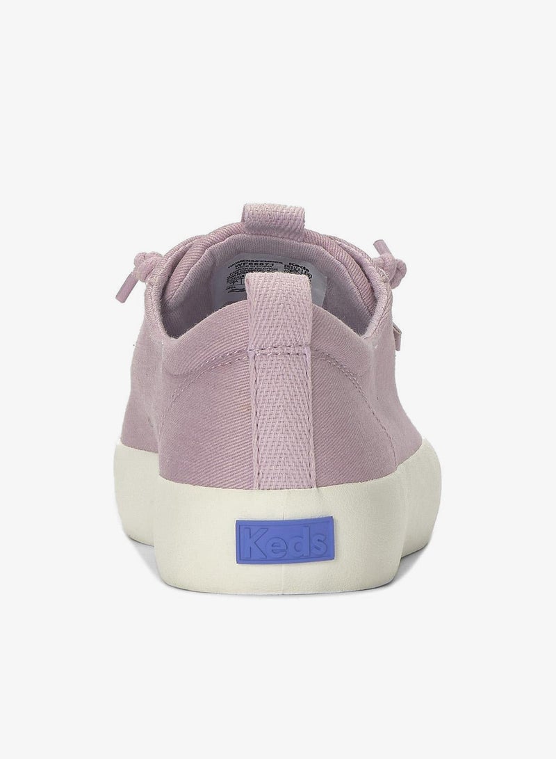 Keds Women's Kickback Canvas Slip On Casual Sneaker Purple - Image 2