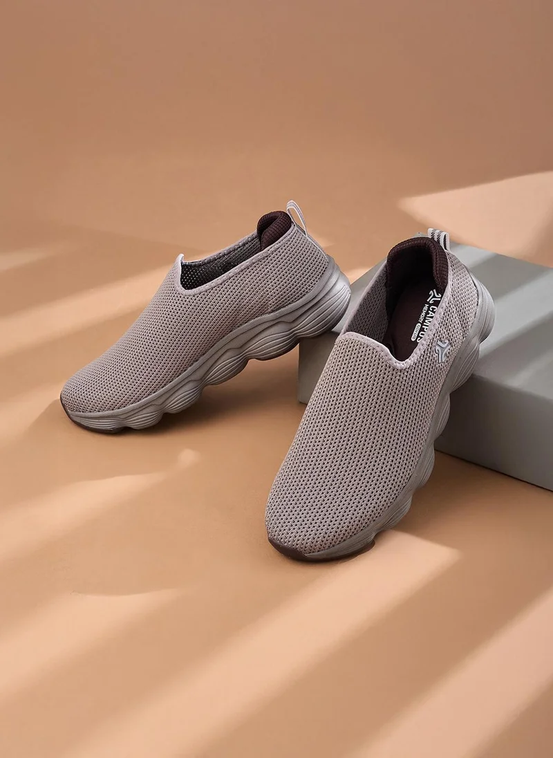 كامبس Men Strive Memory Tech Lite Slip-On Walking Shoes-Brown