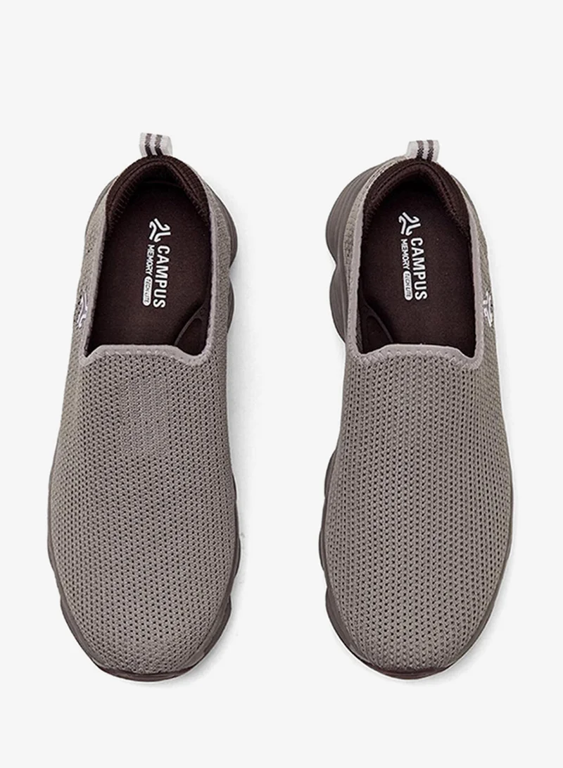 Campus Brown Men Strive Memory Tech Lite Slip-On Walking Shoes-Brown for Men | Best Price UAE