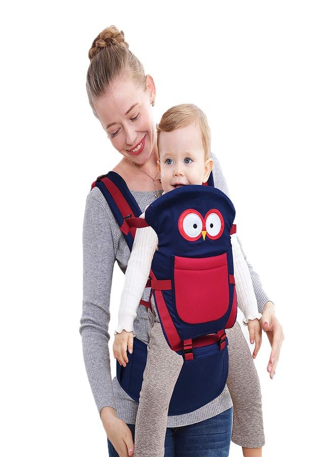 CURVEAR 10-In-1 Baby Carrier With Hip Seat-Ergonomic,Carrier Chest Breathable 360 Breastfeed Forward And Back Carry For Newborns And Older Babies For 3 To 36 Months Baby,Max Weight Up To 15 Kgs,Blue - Image 1