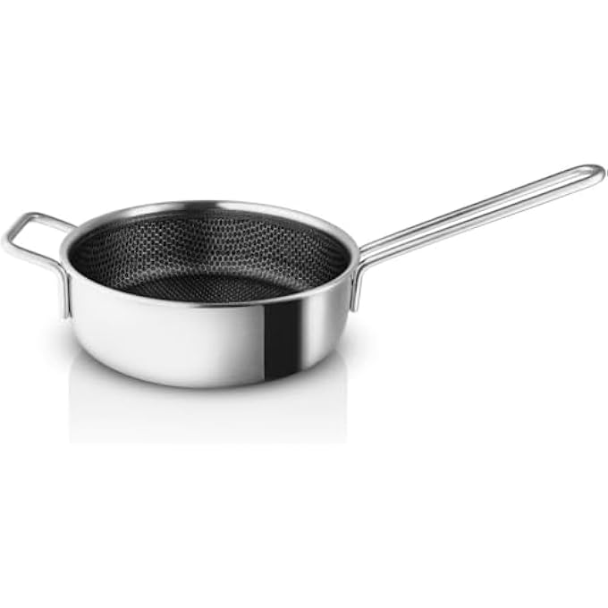 BS Eva Solo 11 L Stainless Steel Saucepan  Ceramic SlipLet NonStick Coating Durable Even Heat Distribution Dishwasher Safe Induction Compatible Saute Pan 24Cm - Image 2