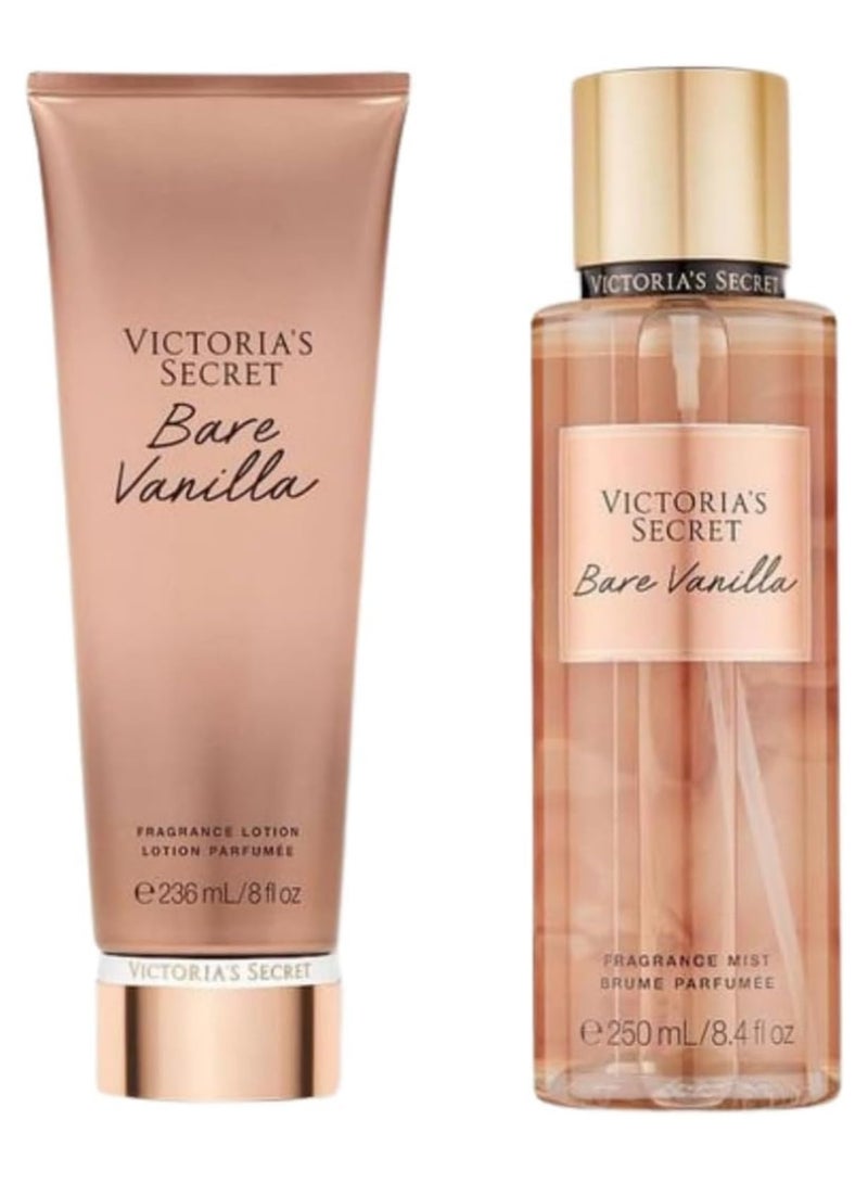 فيكتوريا سيكريت مجموعة بخاخ ولوشن بير فانيلا من فيكتوريا سيكرت، للجنسين