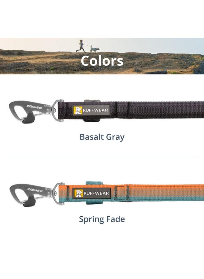 RUFFWEAR Ruffwear, Front Range Short Traffic Leash with Padded Handle, 15-inch (38cm) Durable Short Dog Lead for Training and Walking, Basalt Gray  - Image 4
