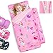 Primlect Toddler Nap Mat Extra Large Thickened 55x35 Soft Sleeping Bag with Detachable Minky Blanket and Pillow Portable for Daycare Preschool Kindergarten Travel Boys and Girls Mermaid - Image 3