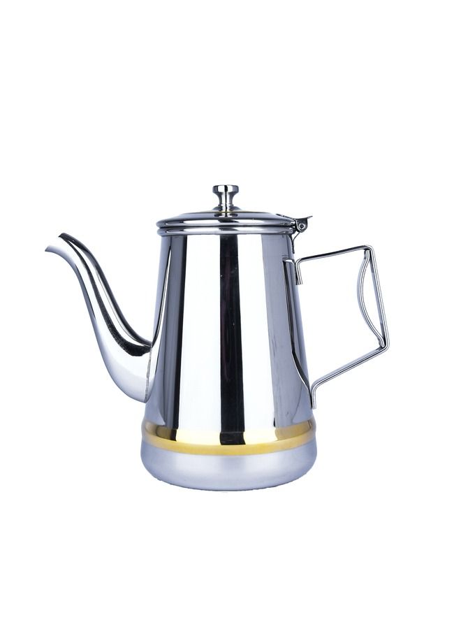 Alpaca Set of 3 Stainless Steel Milk Jugs Silver/Gold - Image 4