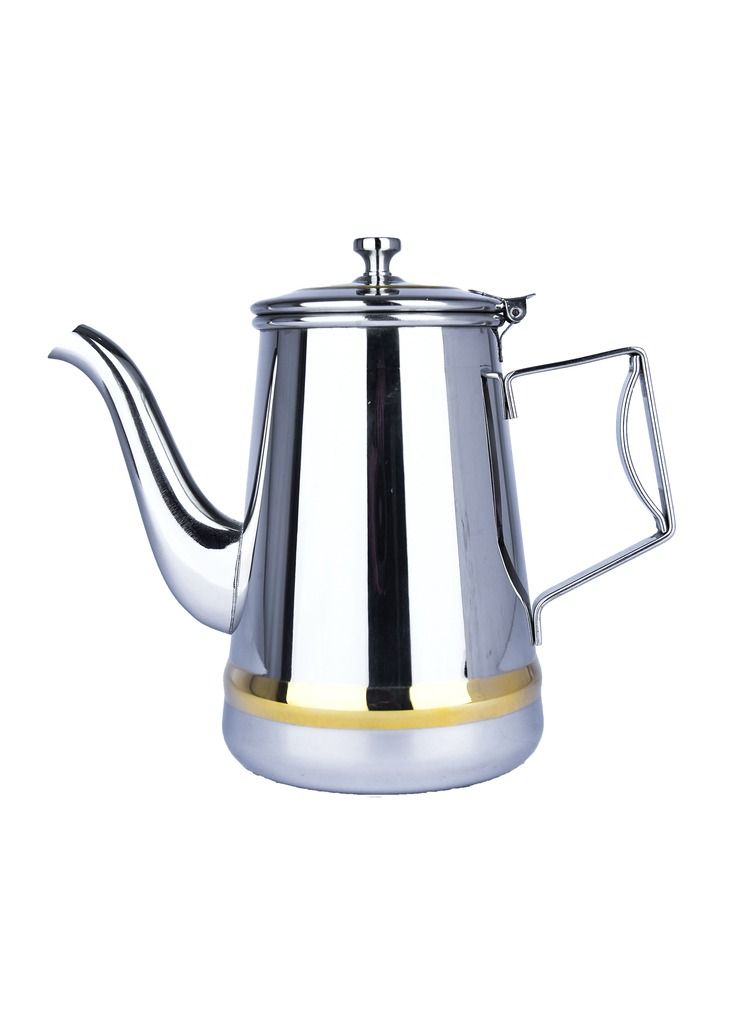 Alpaca Set of 3 Stainless Steel Milk Jugs Silver/Gold - Image 3