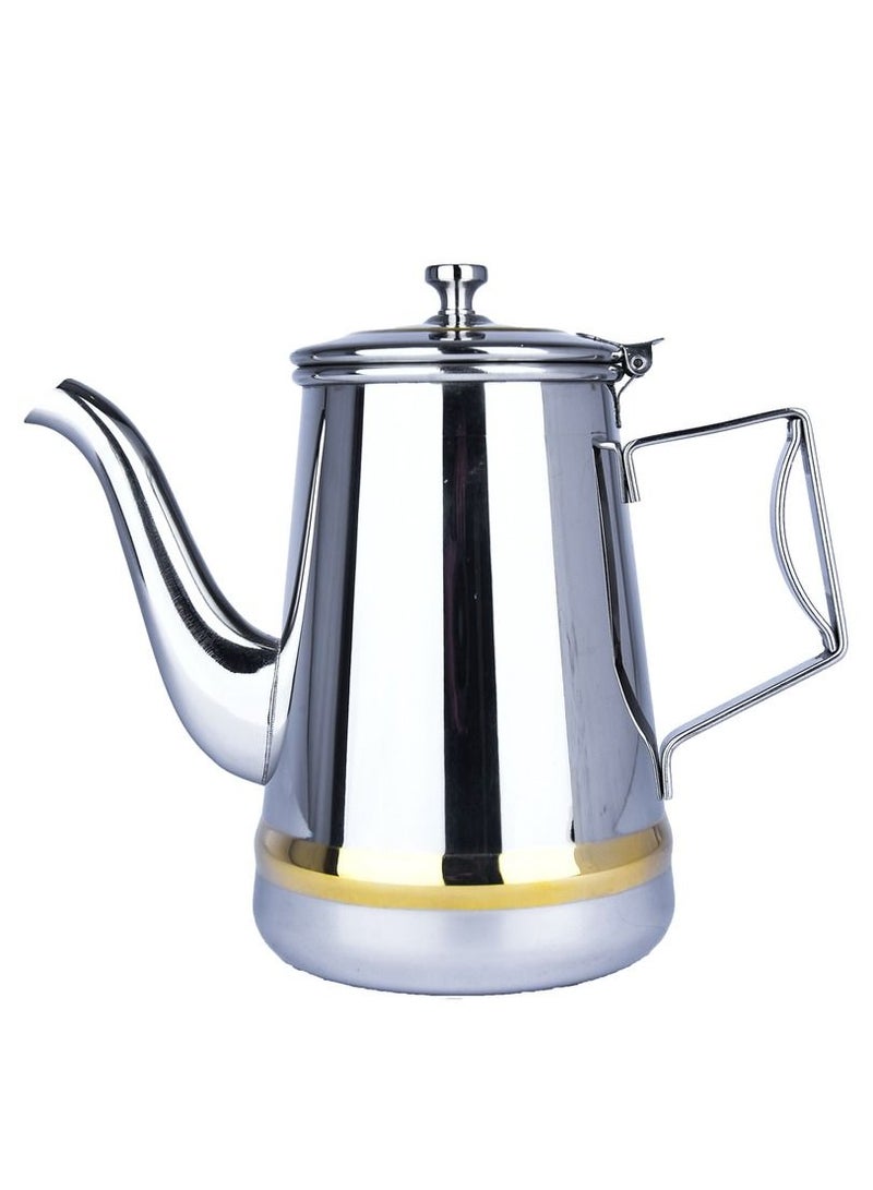 Alpaca Set of 3 Stainless Steel Milk Jugs Silver/Gold - Image 2