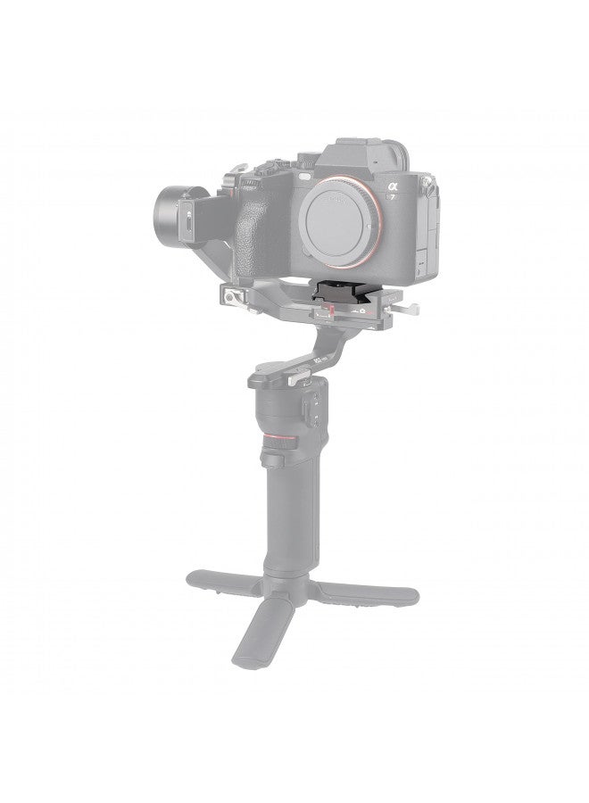 Hersmay لوحة إطلاق سريعة صغيرة هيرسمير RS3 لجهاز DJI رونين RS3 ميني لوحة إطلاق سريعة علوية لجهاز DJI RS3 PRO/ RS3/ RS2/ RSC2 مثبت جيمبل لثلاثي القوائم أحادي القوائم من أركا سويس - Image 2