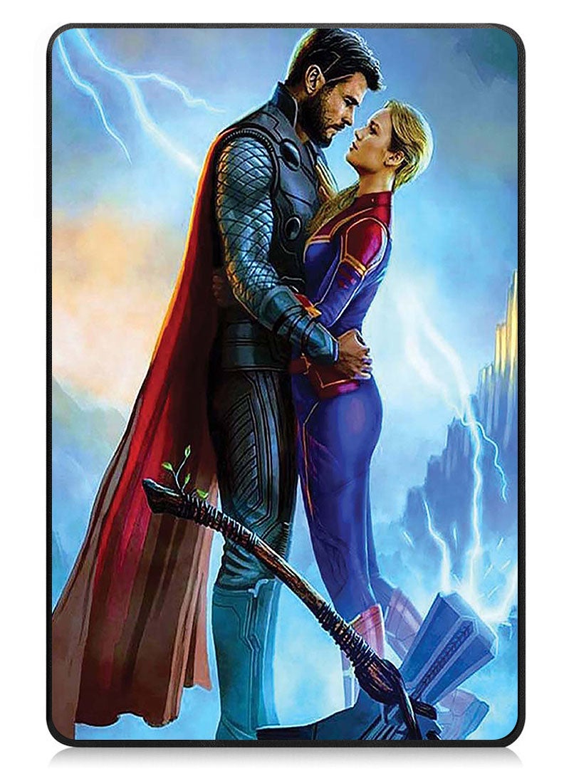 Theodor Protective Flip Case For Samsung Galaxy Tab S9 FE Plus With Trifold Stand Auto Wake Sleep Shockproof Cover Thor - Image 1