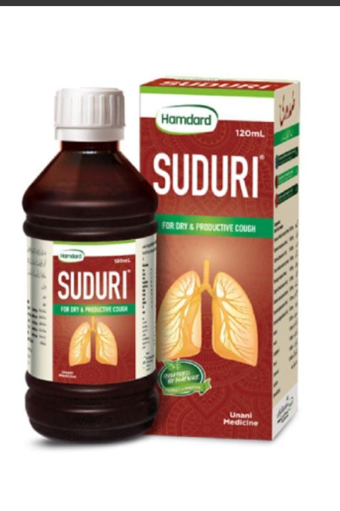 SUDURI (Hamdard) SYRUP For Dry & Productive Cough