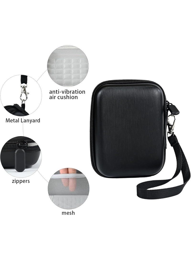 PTTIMFFM Compact Digital Camera Protective Case, Shockproof Hard EVA Travel Bag for Kodak Pixpro, Canon PowerShot ELPH 180/190, Sony DSC-W800/W830 & More with Accessory & SD Card Storage - Image 2