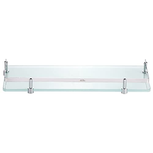 ALTON ASP7301, Frosted Glass Shelf for Bathroom/Kitchen Shelf/Bathroom Accessories/Bathroom Shelves (12 X 6 INCH, Pack of 1) - Image 1