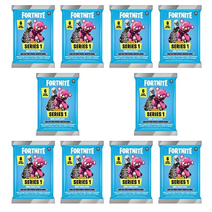 FORTNITE 2019 Panini Fortnite Series 1 Trading Cards, 10-Pack Mega Bundle - Image 1