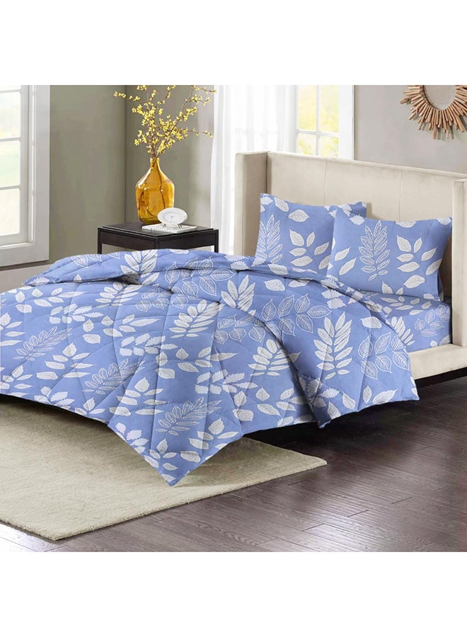 بي اس بي هوم بطانية لحاف مكيف هواء فاخرة ناعمة جدًا بحجم كينغ من قطن جليسي، سرير مزدوج لجميع الفصول/الأجواء (المنتج: لحاف فقط) - Image 2