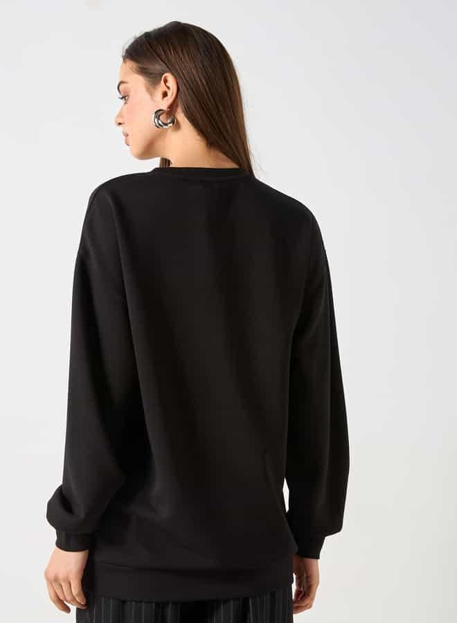 تواكستريمز سويت شيرت بأكمام طويلة وتفاصيل مزخرفة من تو إكستريمز - Image 3