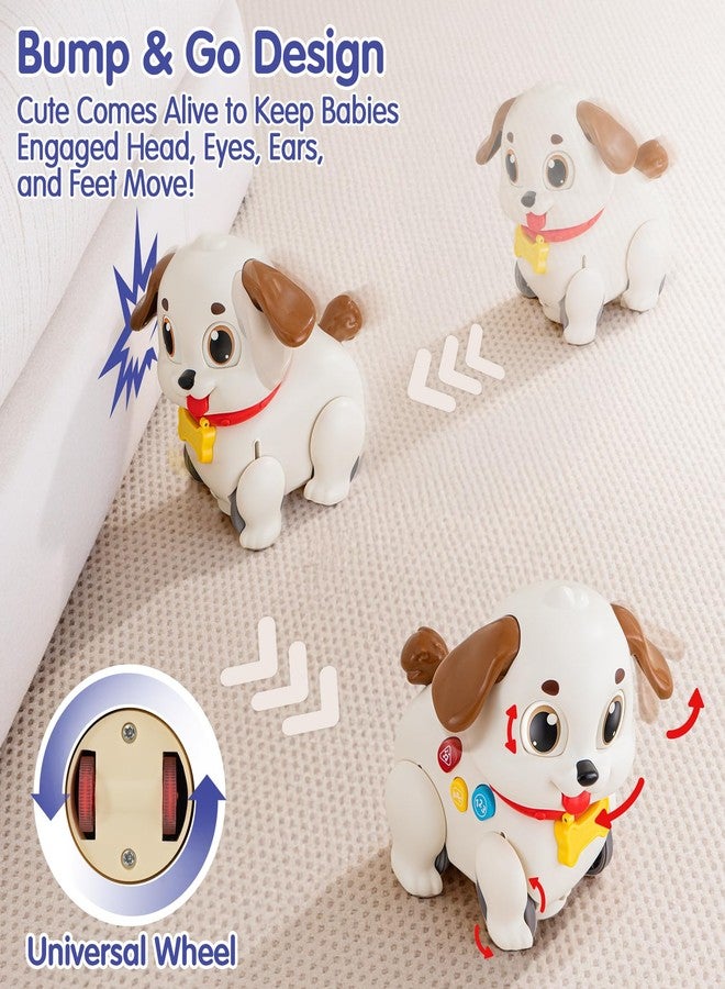 هولا لعبة جرو راقص موسيقي من هولا للأطفال من عمر 6 إلى 12 شهرًا، لعبة تعليمية للأطفال الصغار من عمر عام واحد، هدية عيد ميلاد أول للأولاد والبنات، هدايا عيد الميلاد - Image 5