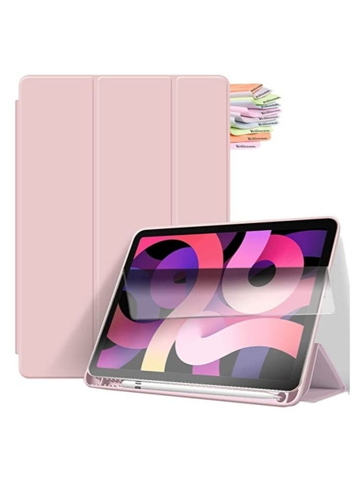 Raxoom Case for New iPad Air 5th Generation (2022)/iPad Air 4th Generation (2020) 10.9 Inch, with Screen Protector and Auto Wake/Sleep Cover, Pink - Image 1