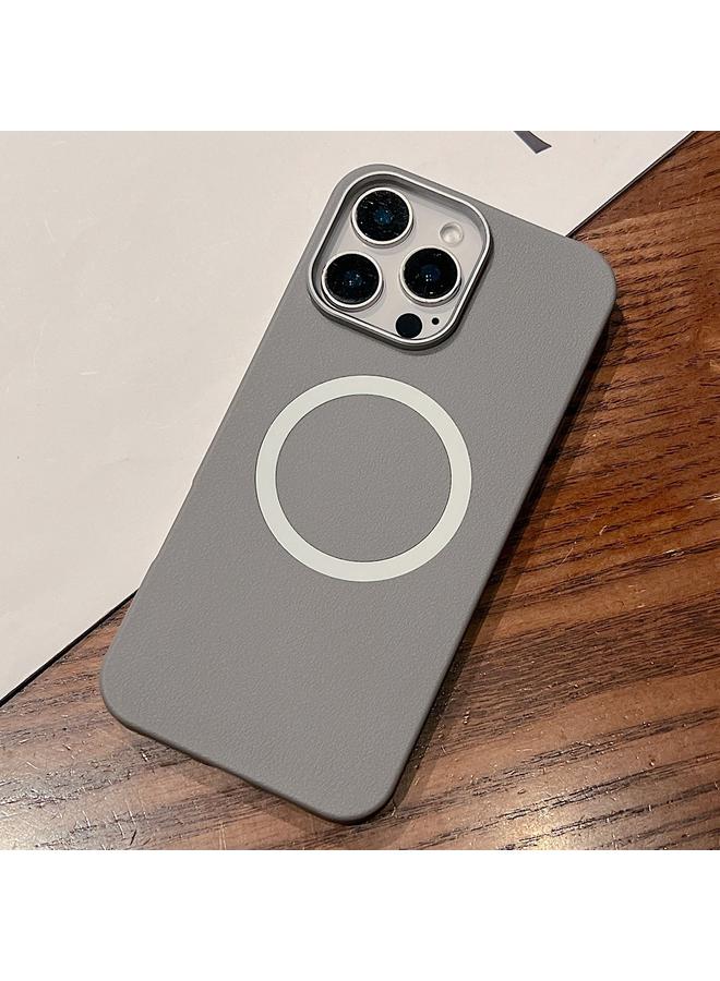 S-TOP Case For iPhone 12 Pro Leather Texture Design MagSafe Full Coverage Phone Case - Image 1