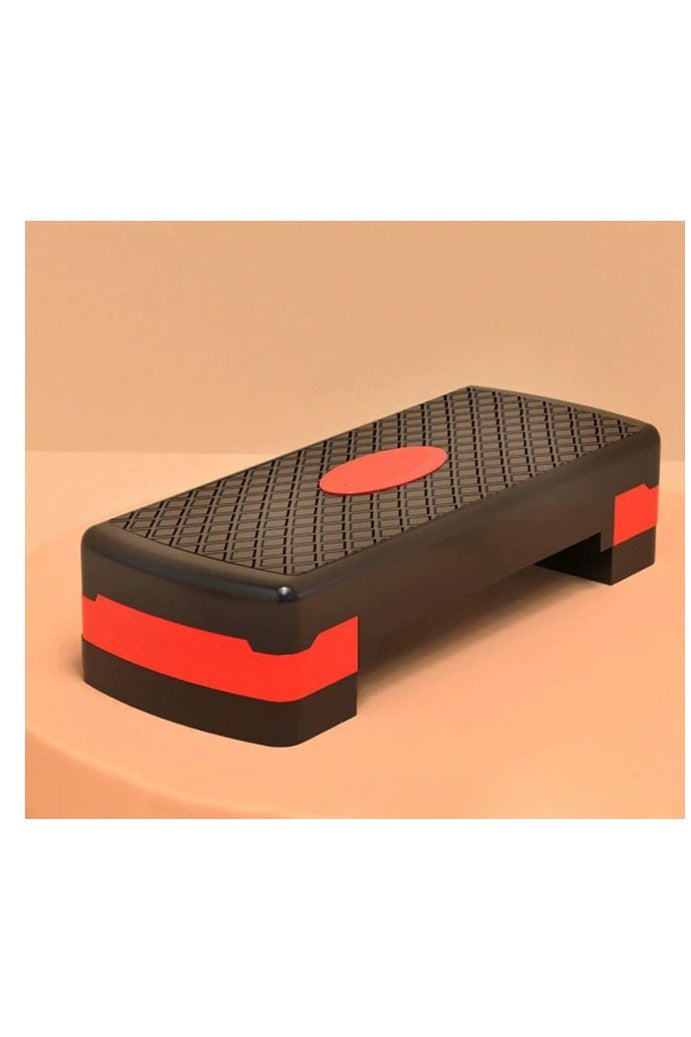 Generic Fitness Step Board, Adjustable Aerobic Exercise Step Board for Home Use, Rhythmic Yoga Personal Training Step Board, Fitness Equipment, Stackable Fitness Step Board, Yoga Step Board, Balance Step Board, Home Fitness Equipment, Yoga Accessories ,Black Red  - Image 3