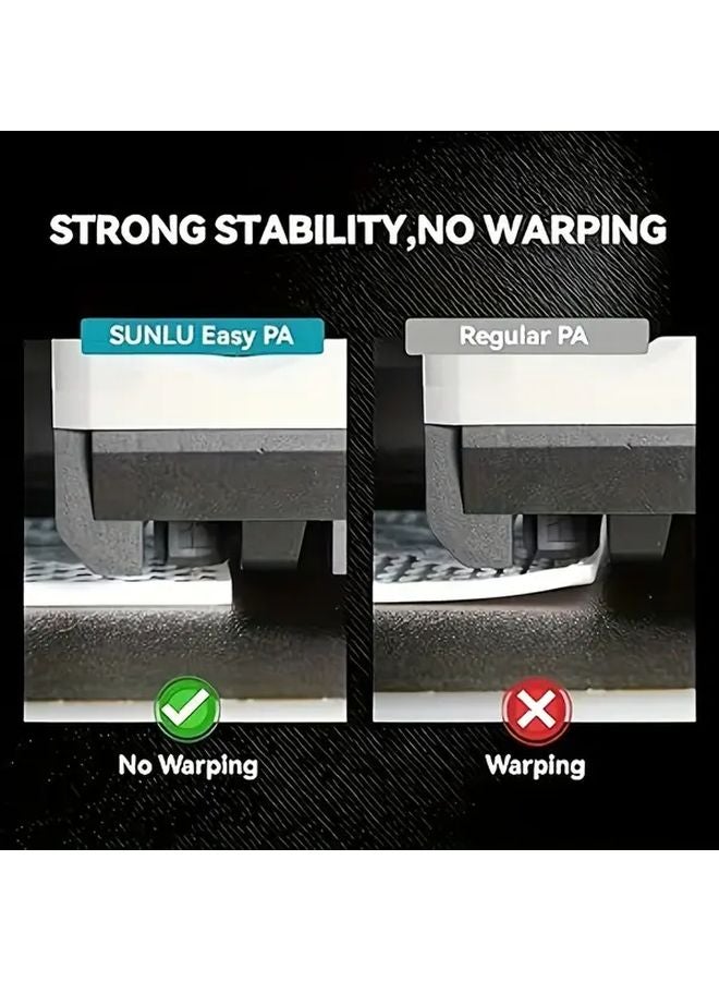 SUNLU EASY PA خيوط الطباعة ثلاثية الأبعاد من النايلون 1 كيلوغرام أسود عالي القوة مقاوم للحرارة - Image 4
