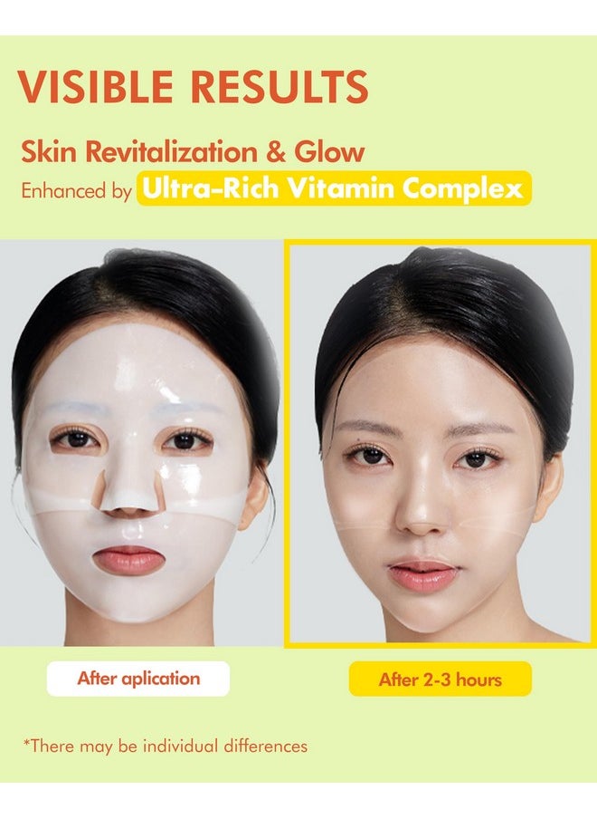 DERMAL - DERMAL Vitamin Hydrogel Melting Jelly Gel Mask 4ea - Korean Overnight Face Mask with Vitamin Complex - Anti Aging & Evens Skin for Radiant Skin - Korean Skincare - Image 1